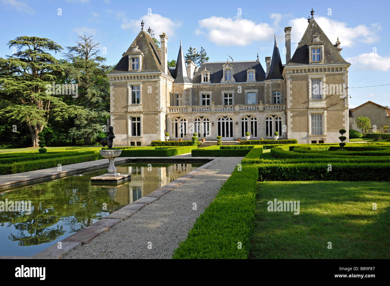 Französisches chateau Stockfoto