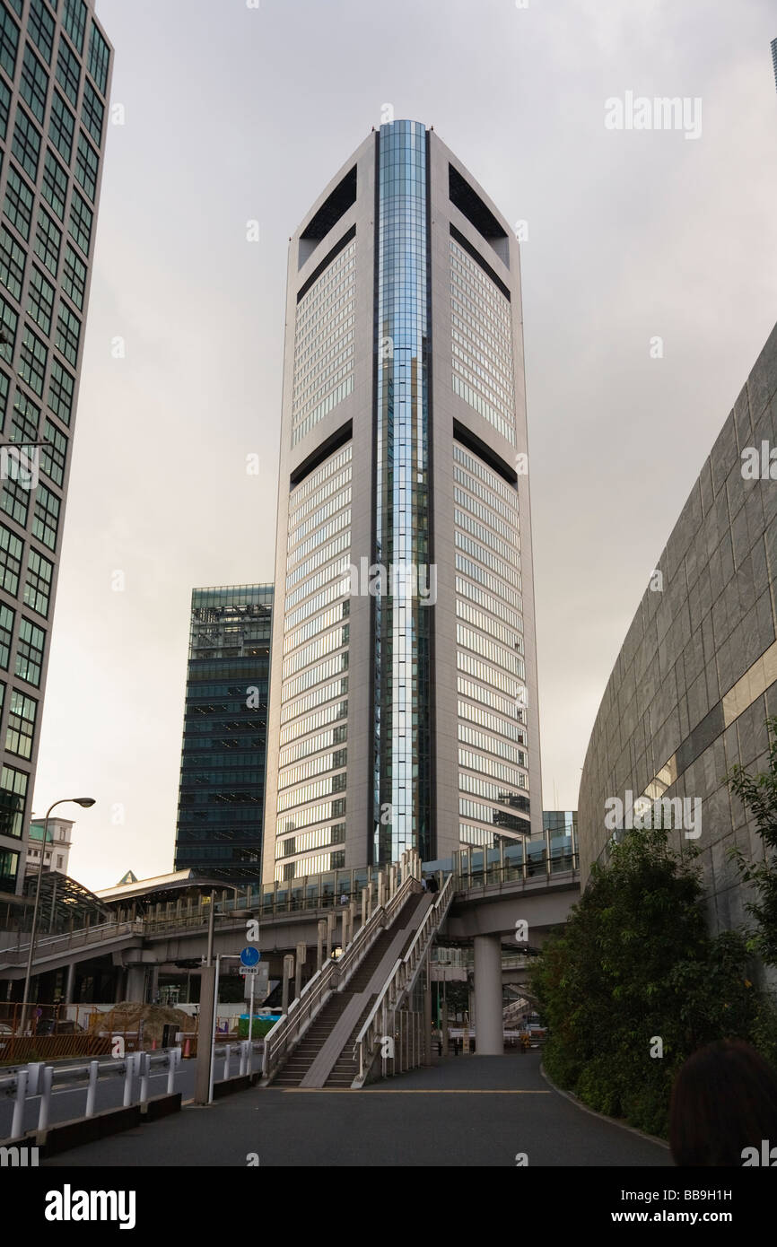 Shiodome Medienturm Shiodome SIO Website Tokio Japan Stockfoto