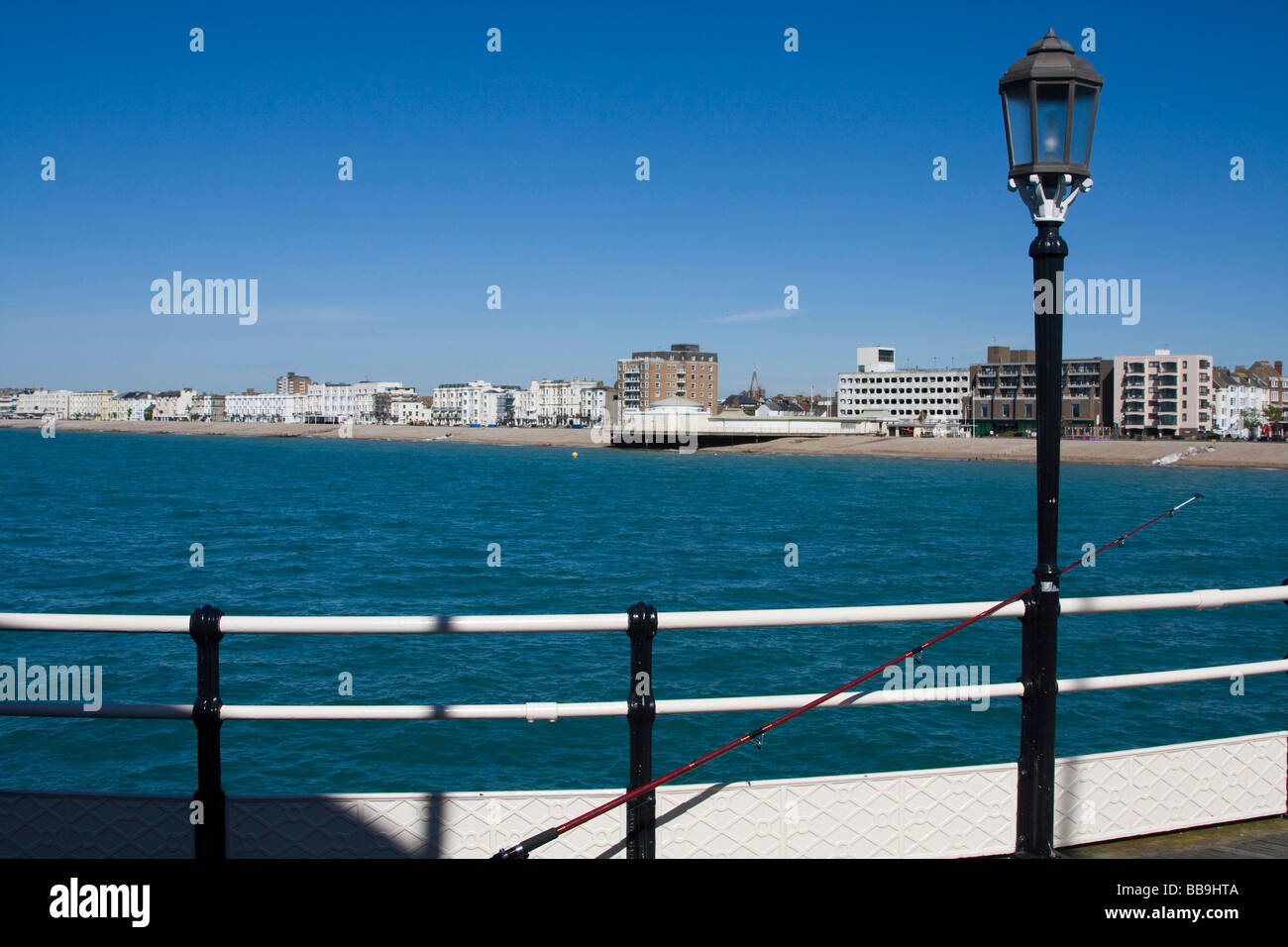 viktorianische Pier Worthing Küstenstadt Sussex England uk gb Stockfoto