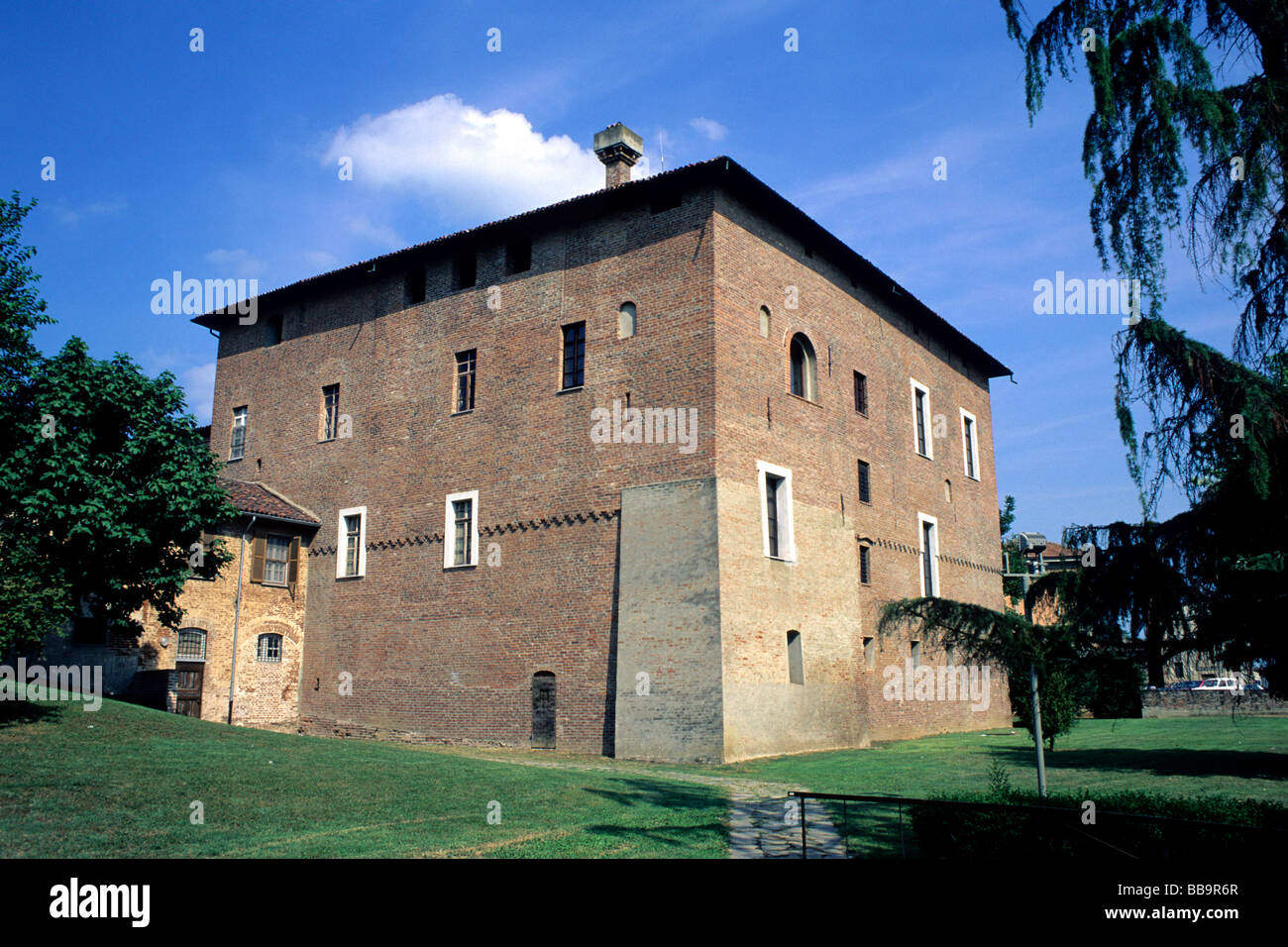 Alte Villa nach Lomello Provinz Pavia Italien Stockfoto