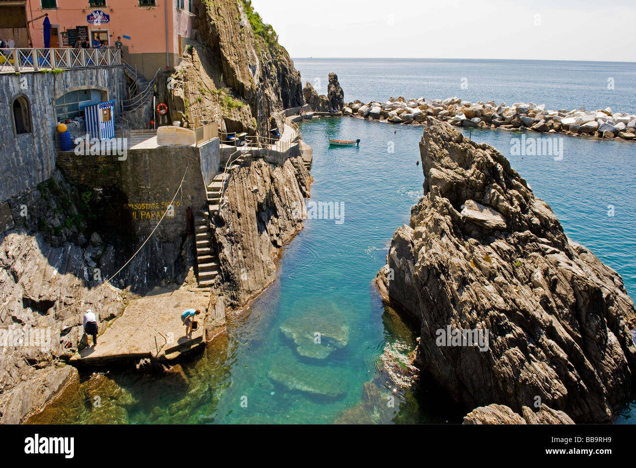 Manarola Provinz von La Spezia Stockfoto