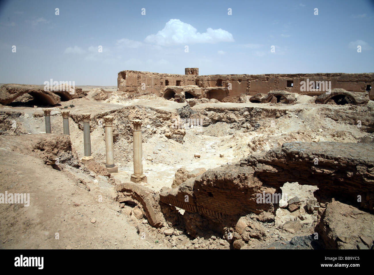 Qasr al - Thronfolger Al-Sharqi Syrien Stockfoto