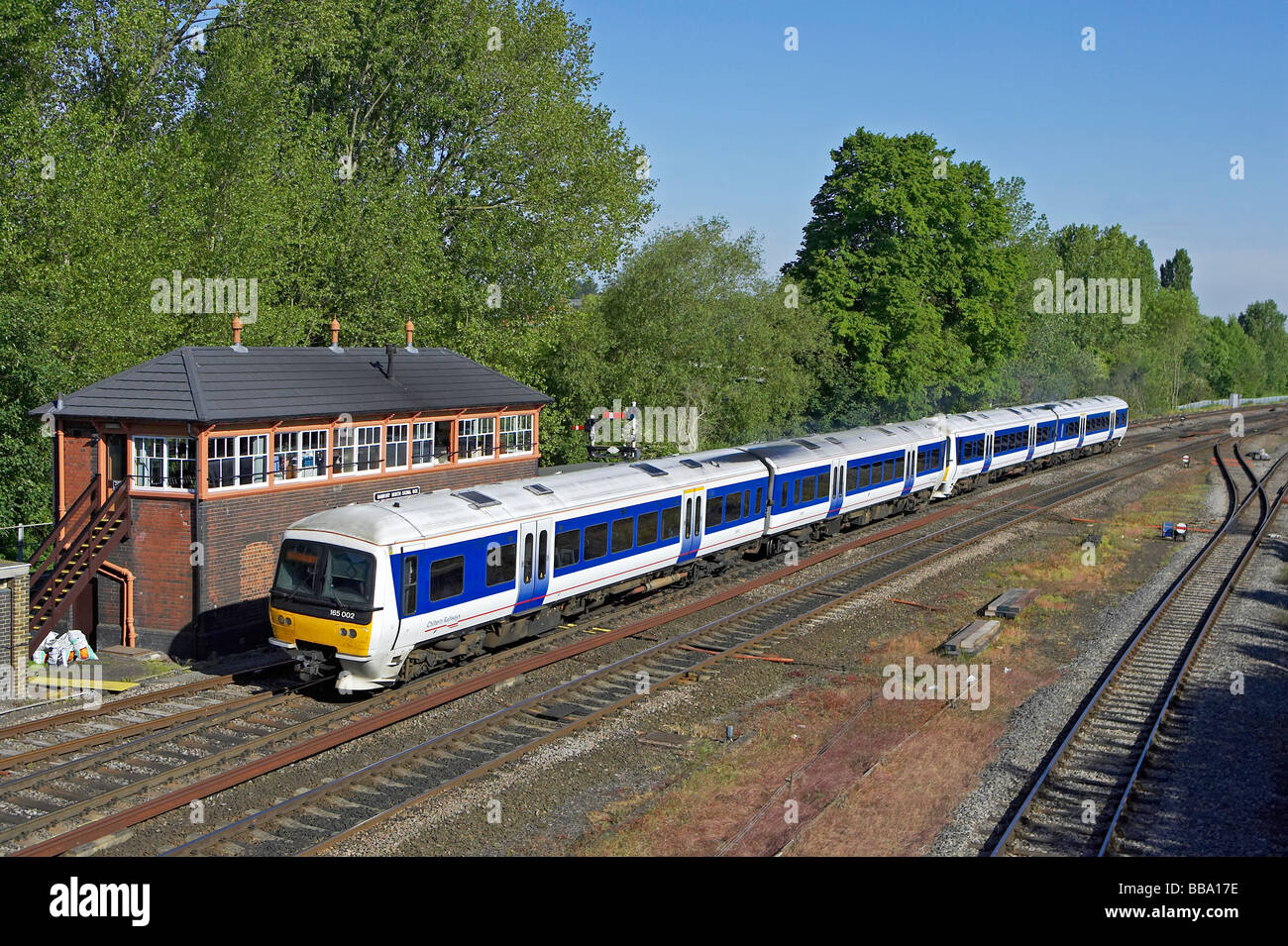 Chiltern Zug Klasse 165 in Banbury Stockfoto