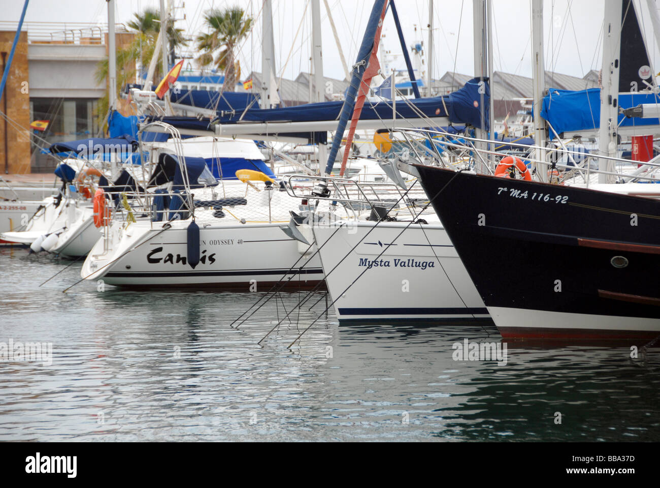 Puerto Mazarron Murcia Spanien Stockfoto