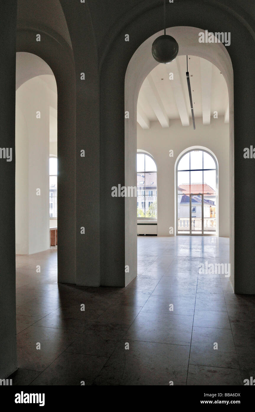 Treppe in der Akademie der bildenden Künste, München, Bayern, Deutschland, Europa Stockfoto