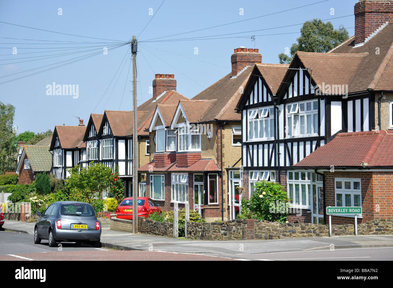 Gravel Road, Bromley Common, Bromley, Greater London, England, Vereinigtes Königreich Stockfoto