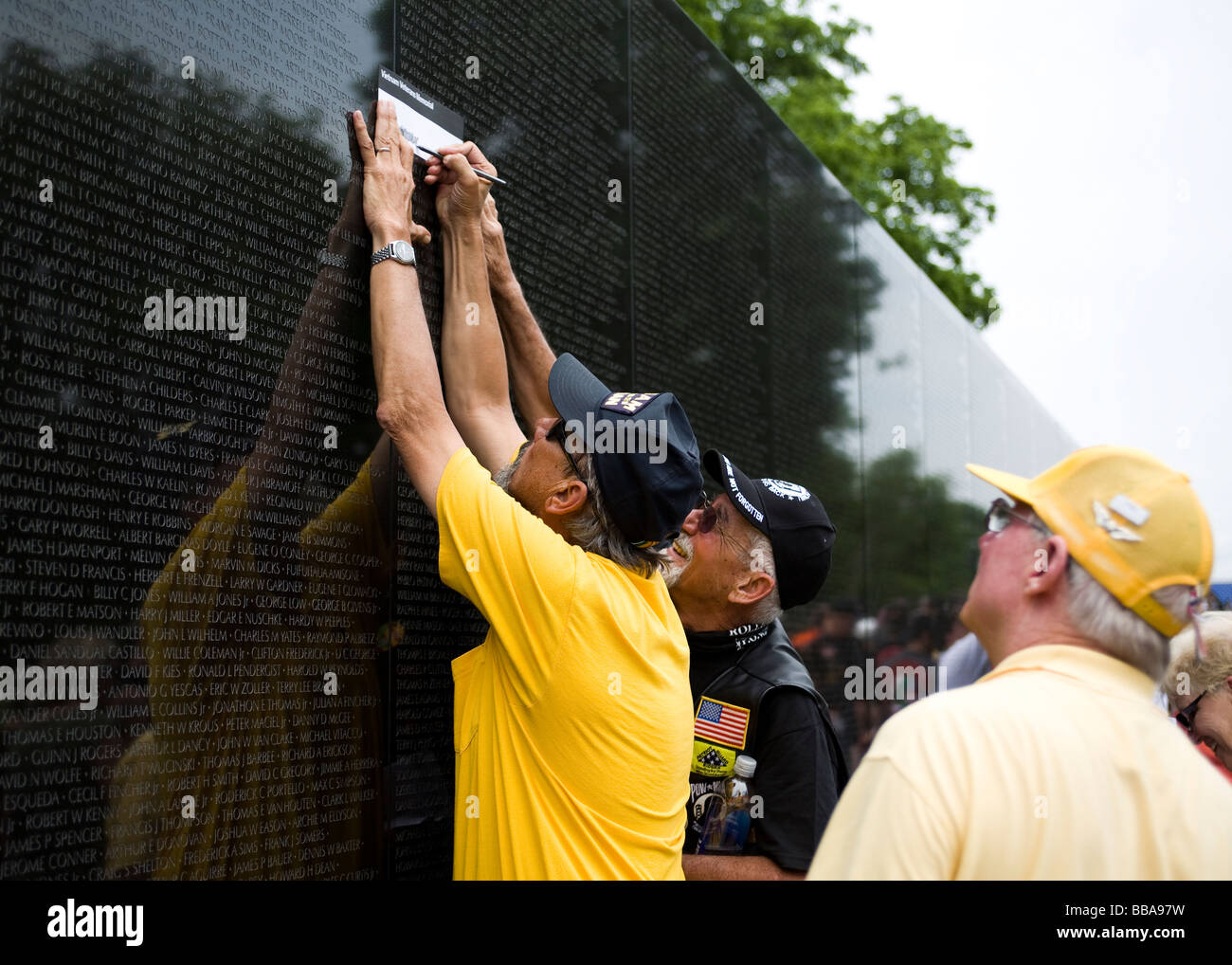 Gedenktag an das Vietnam Memorial Stockfoto
