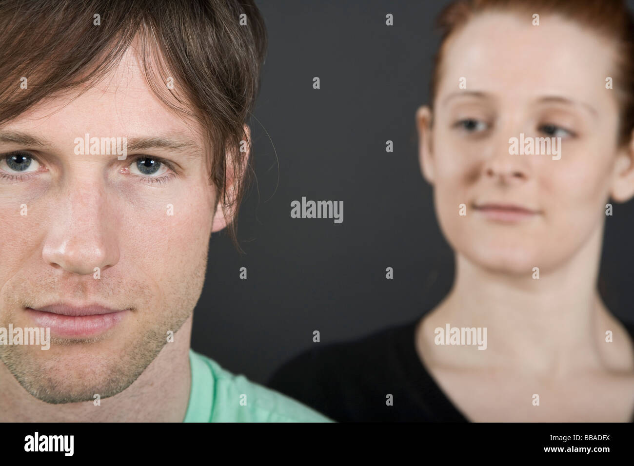 Ein Mann und eine Frau Stockfoto