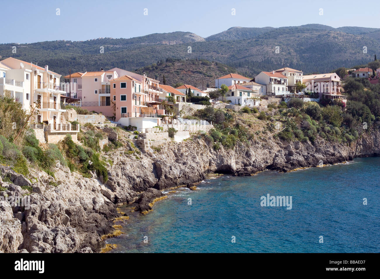 Assos Kefalonia, Griechenland Stockfoto