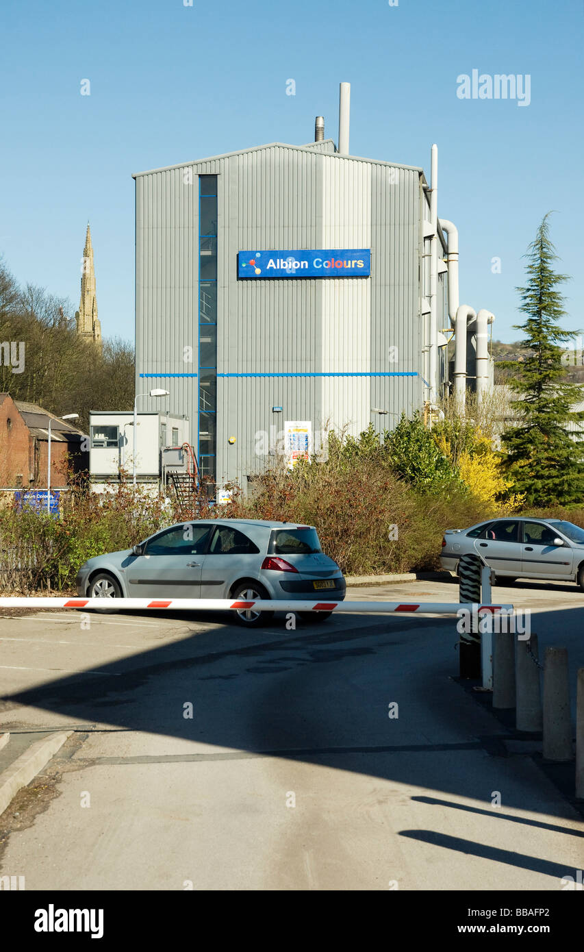 Albion-Farben-Fabrik in Halifax, Yorkshire Stockfoto