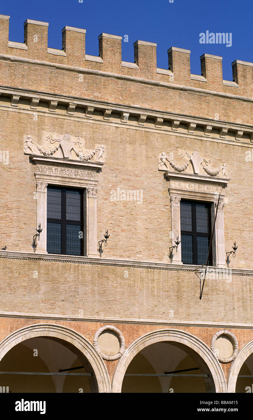 Italien, Le Marche, Pesaro, Palazzo Ducale Stockfoto