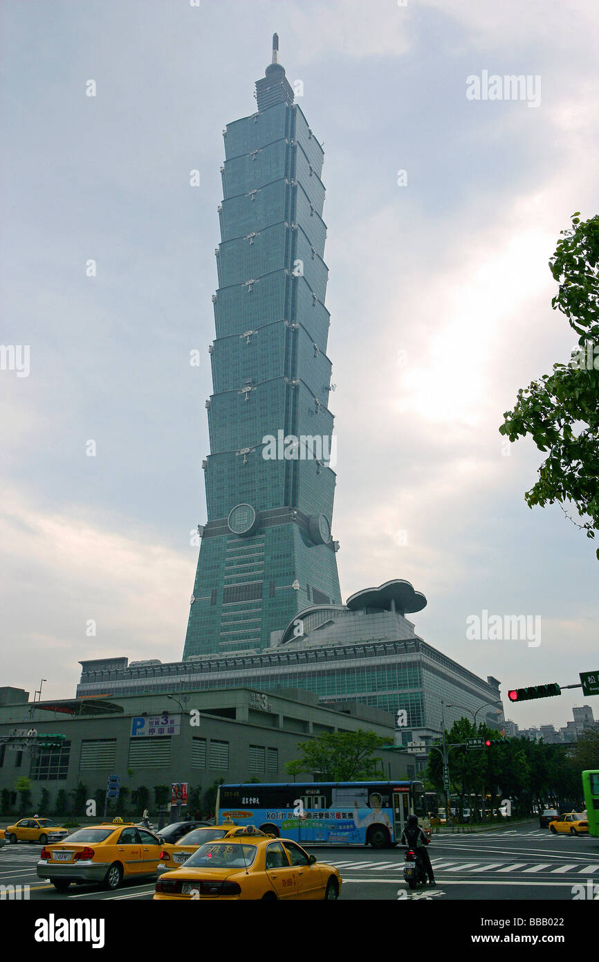 Taipei Financial Center (101 Gebäude), Taipei, Taiwan Stockfoto