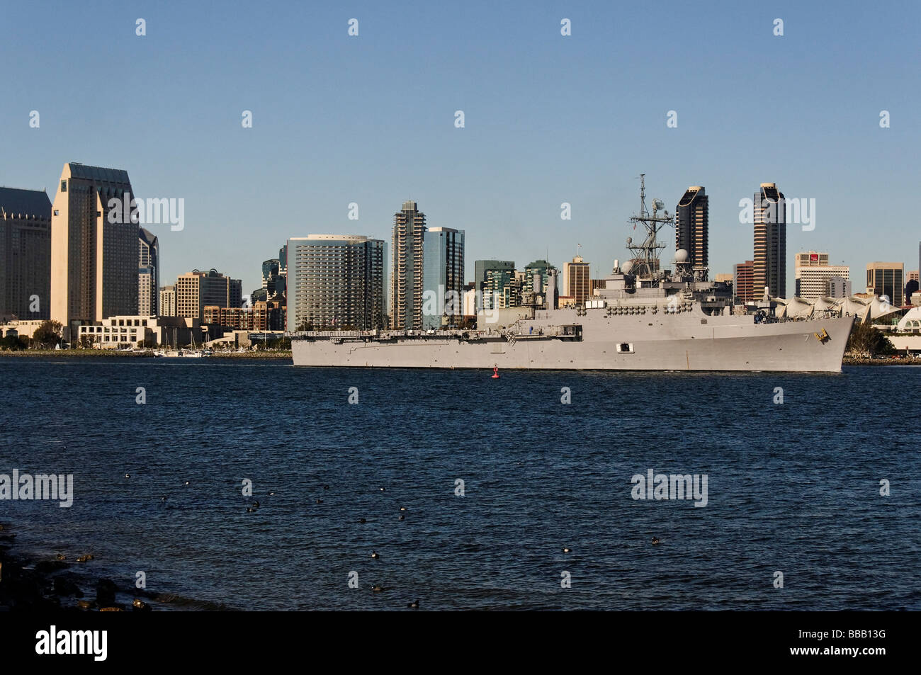 USA California San Diego USS Cleveland Stockfoto