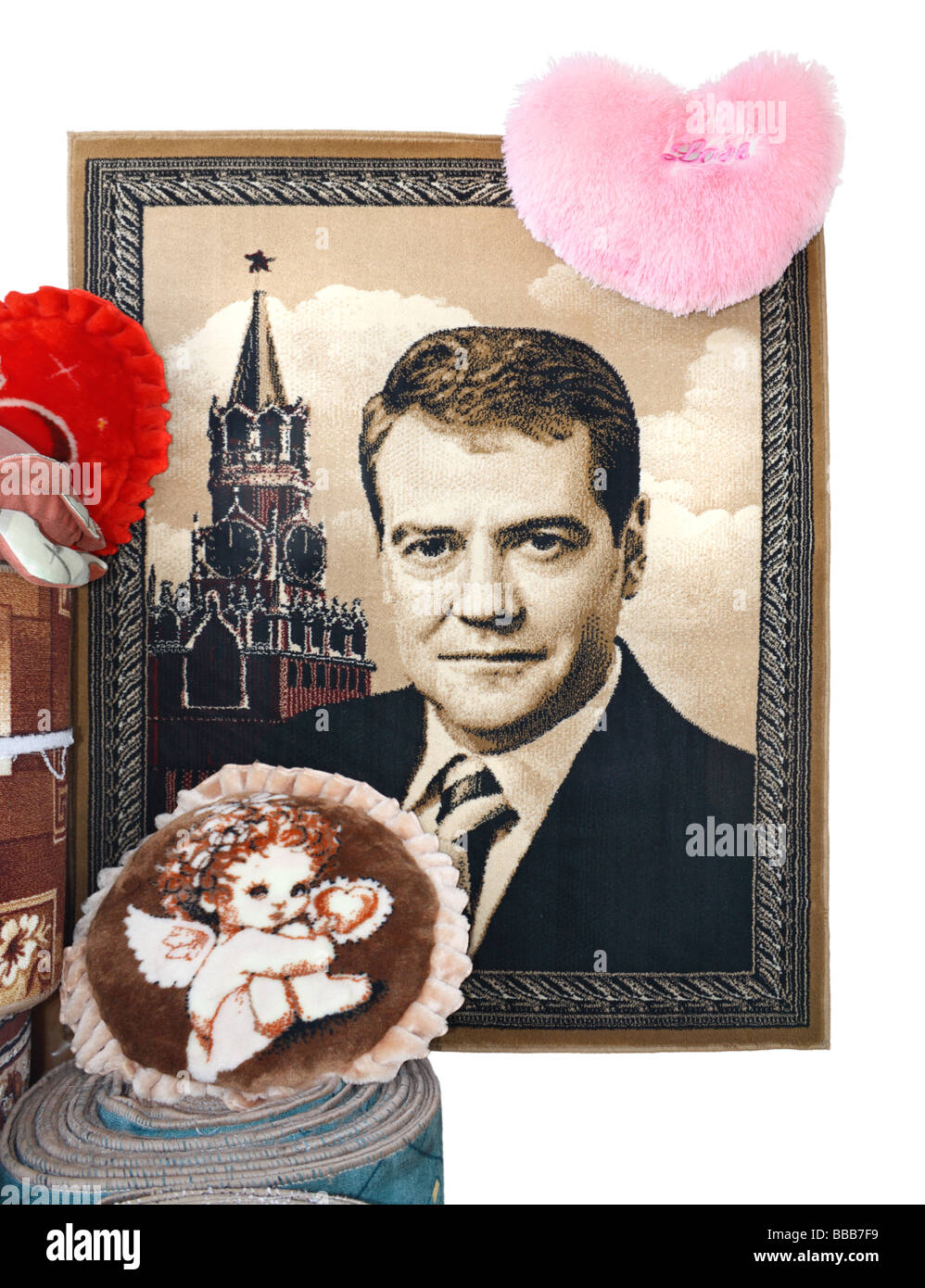 Präsident unter dem Kissen Stockfoto
