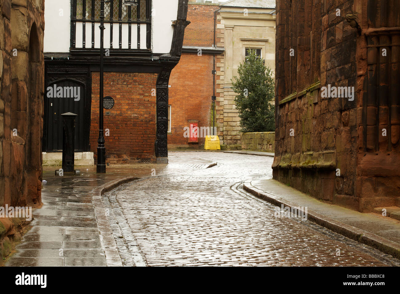 Tudor House in 22 Bayley Lane in Coventry, West Midlands in England, Vereinigtes Königreich Stockfoto