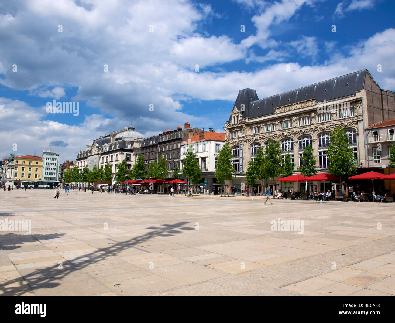 Place de gelegenes in Clermont-Ferrand, Auvergne, Frankreich. Stockfoto