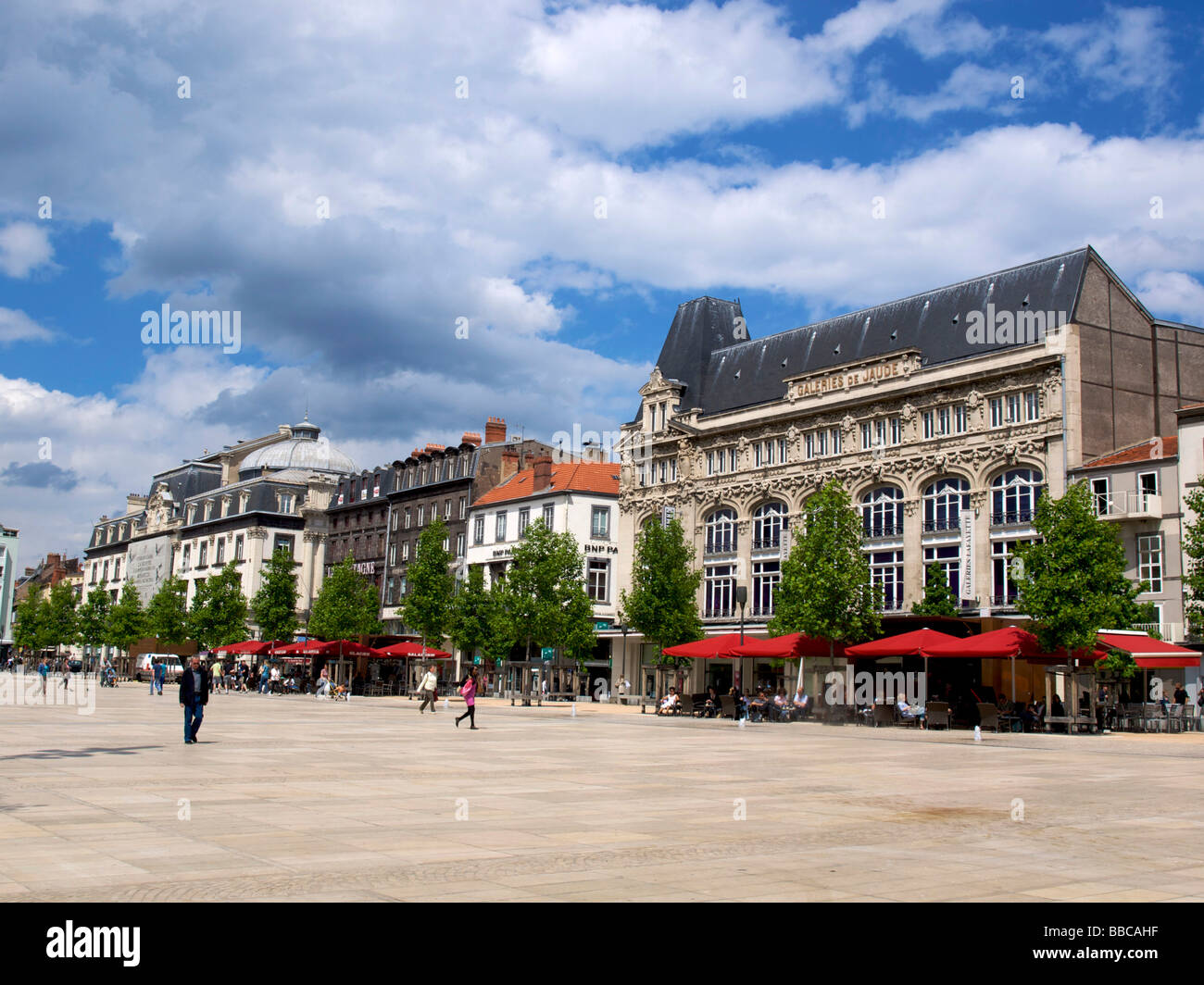 Place de gelegenes, Clermont-Ferrand, Puy de Dome, Auvergne, Frankreich. Stockfoto