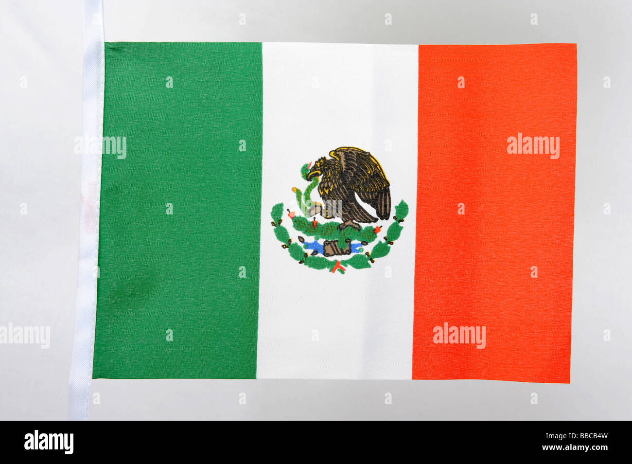 Nationalflagge von Mexiko Stockfoto