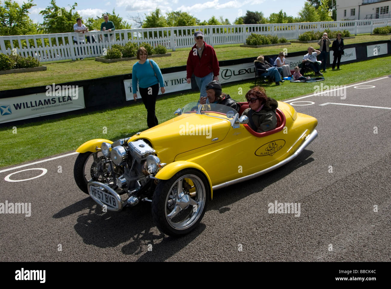 Planet-Ellipse bei Goodwood Breakfast Club treffen. 3. Mai 2009. Goodwood, Chichester, West Sussex, England, UK Stockfoto
