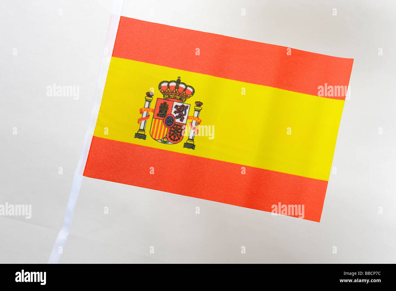 Nationalflagge von Spanien Stockfoto