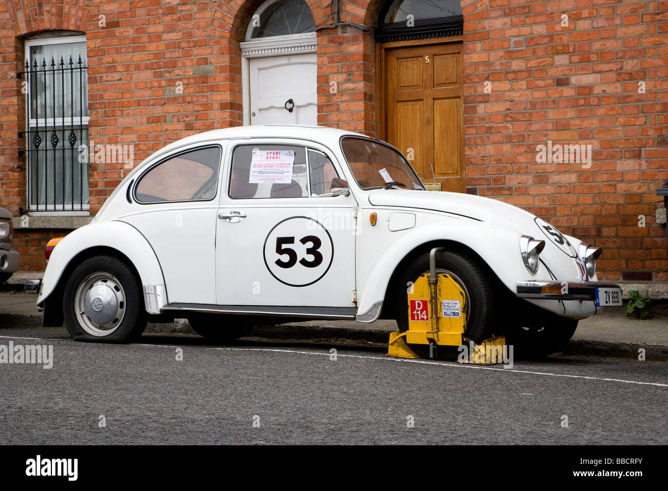 Herbie geklemmt Stockfoto