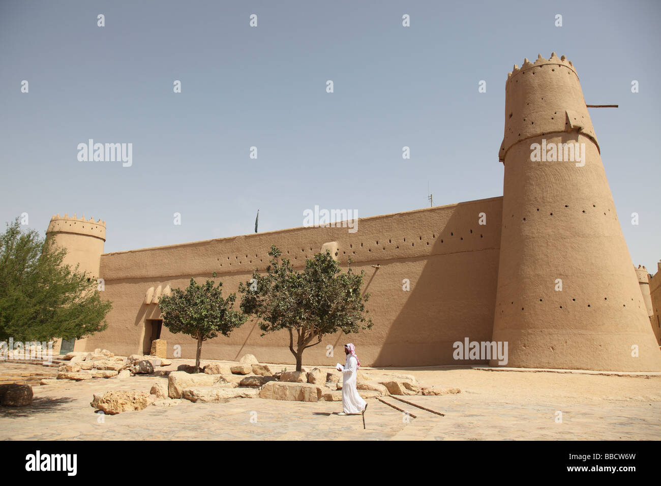 Alten Masmak Fort Riyadh Saudi-Arabien Stockfoto