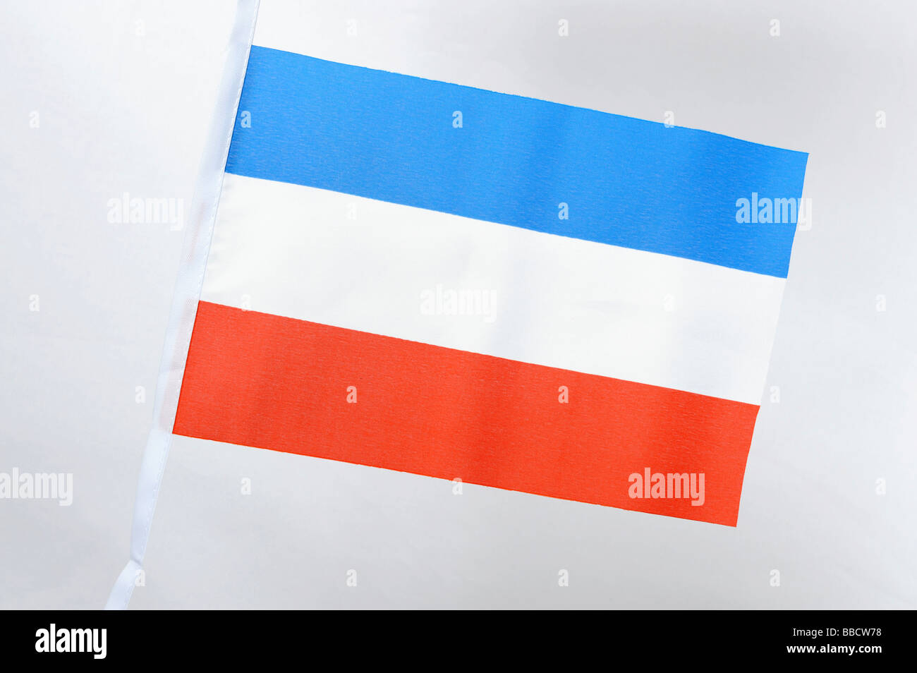 Jugoslawien-Nationalflagge Stockfoto