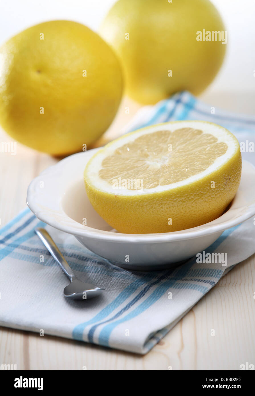 gelbe grapefruit Stockfoto