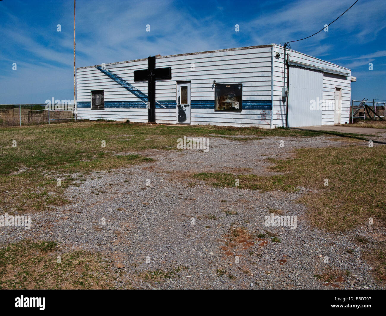 Oklahoma-Kirche Stockfoto