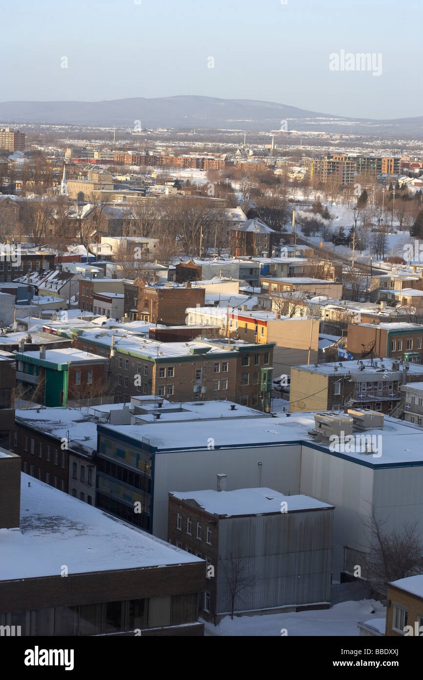 Mit Blick auf die Unterstadt, Quebec Stadt Quebec, Kanada Stockfoto