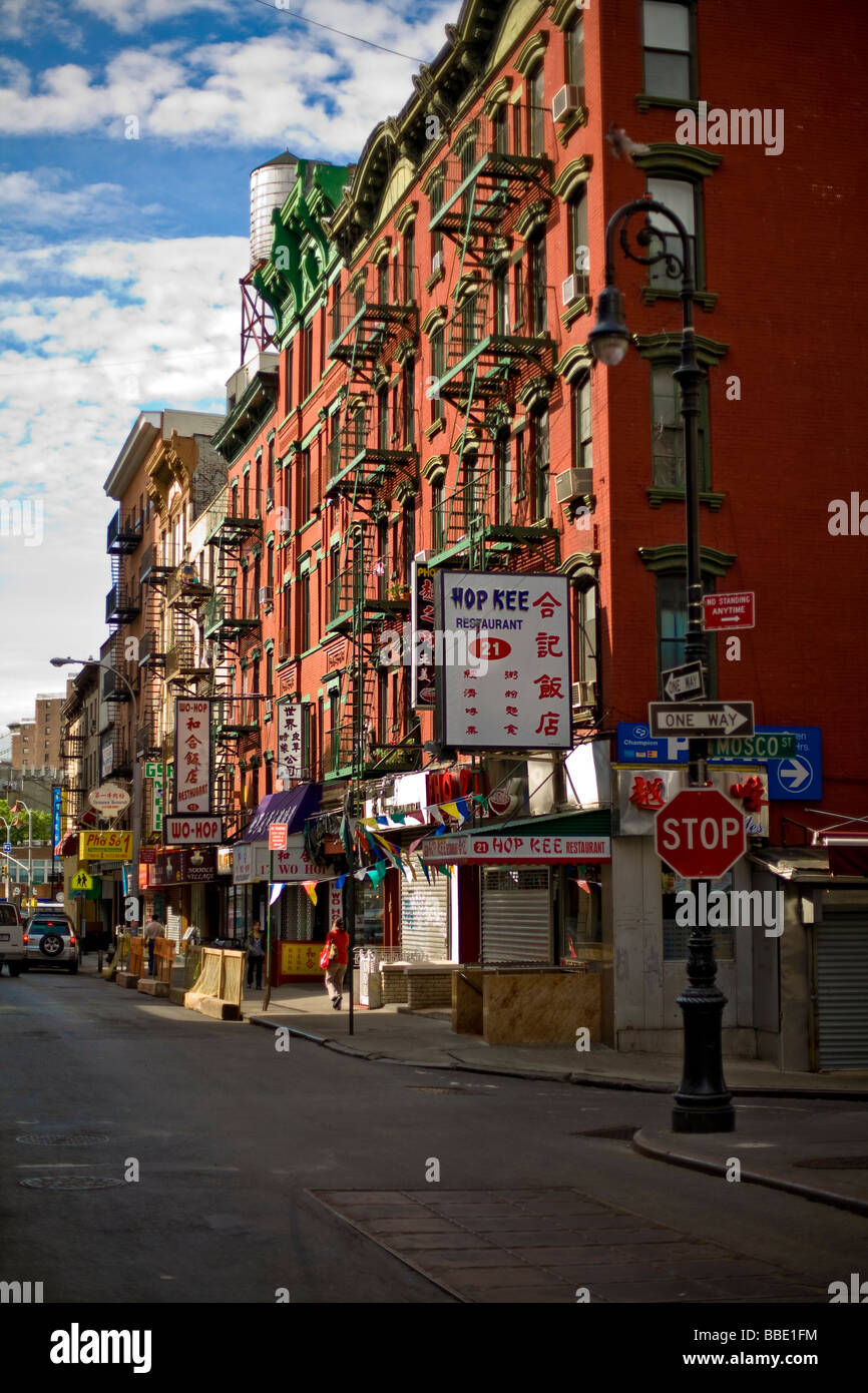 Chinatown von Downtown Manhattan, New York 2009 Stockfoto
