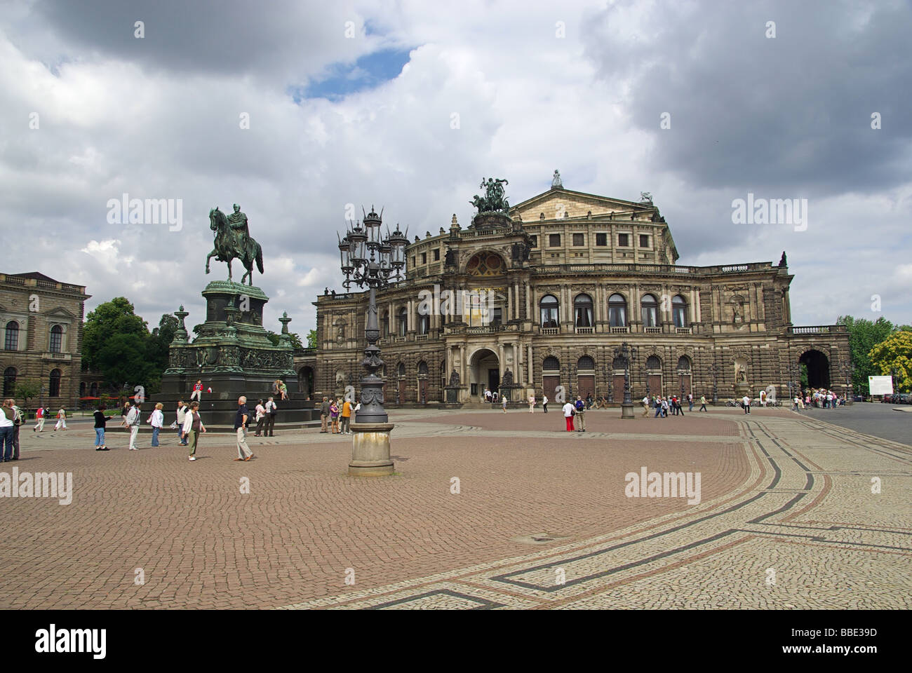 Dresden Semperoper 02 Stockfoto