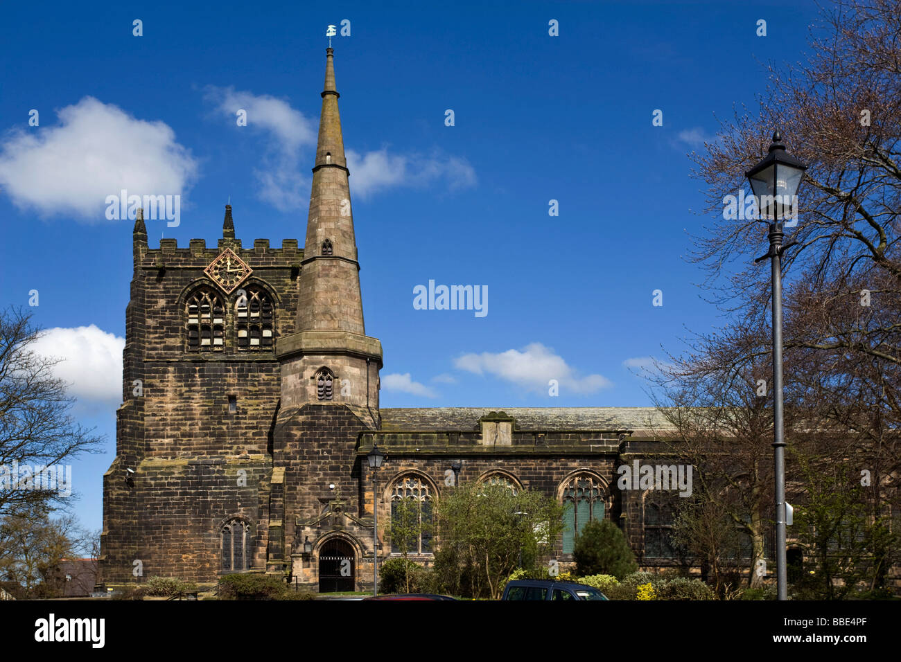 Ormskirk Pfarrkirche St. Peter und St. Paul Stockfoto