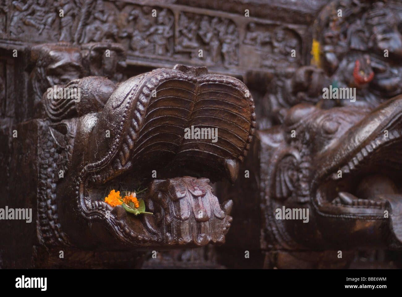 Shivaratri Dekoration, Gokarna. Stockfoto