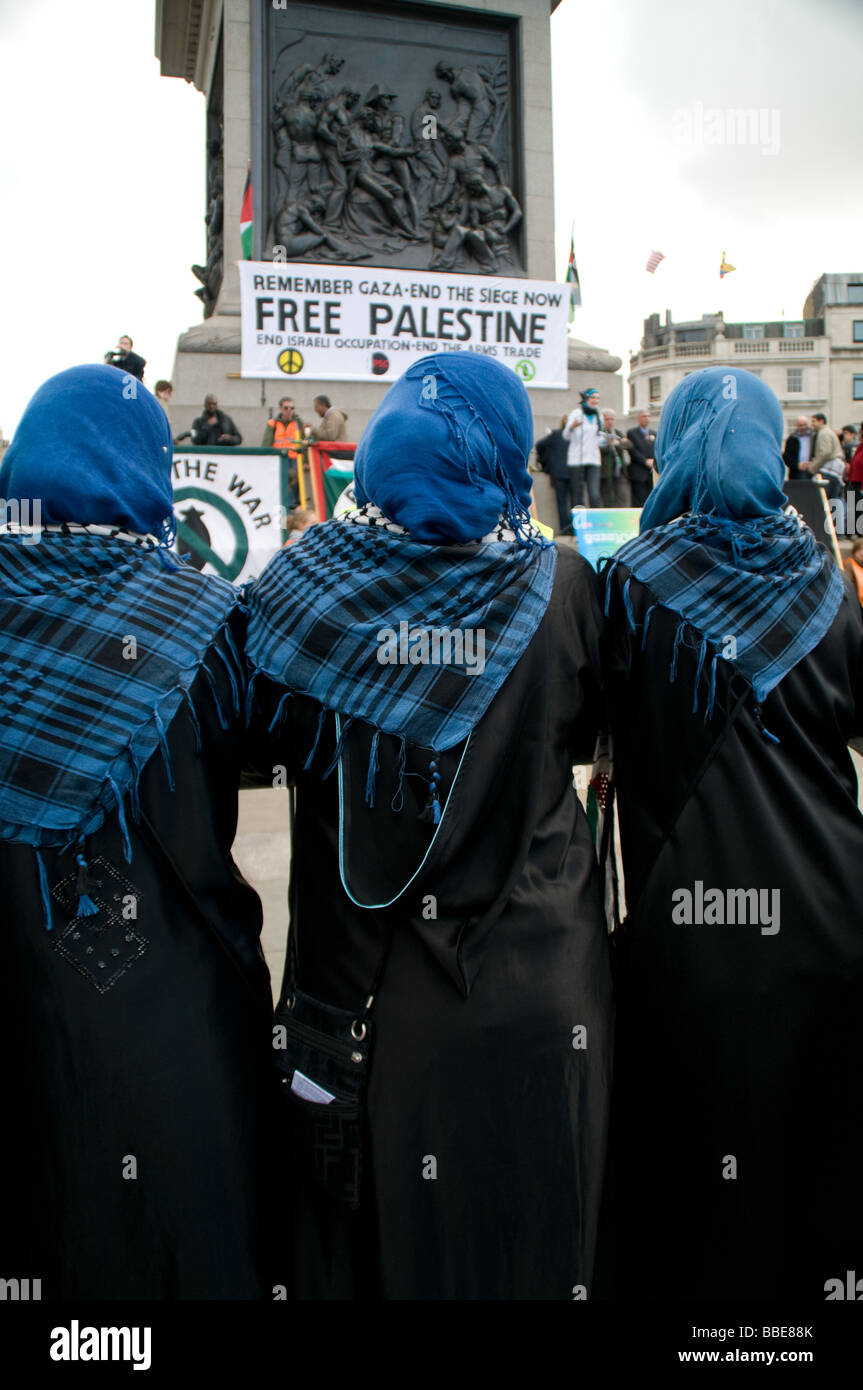 Anti-Israel-Demonstrartion in London Stockfoto