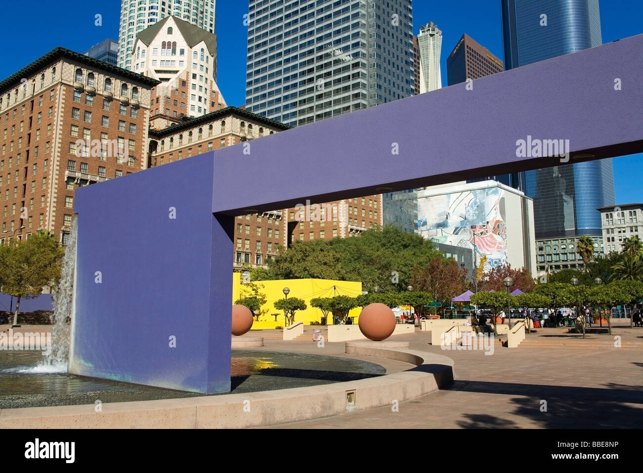 Pershing Square; Los Angeles, Kalifornien, USA Stockfoto