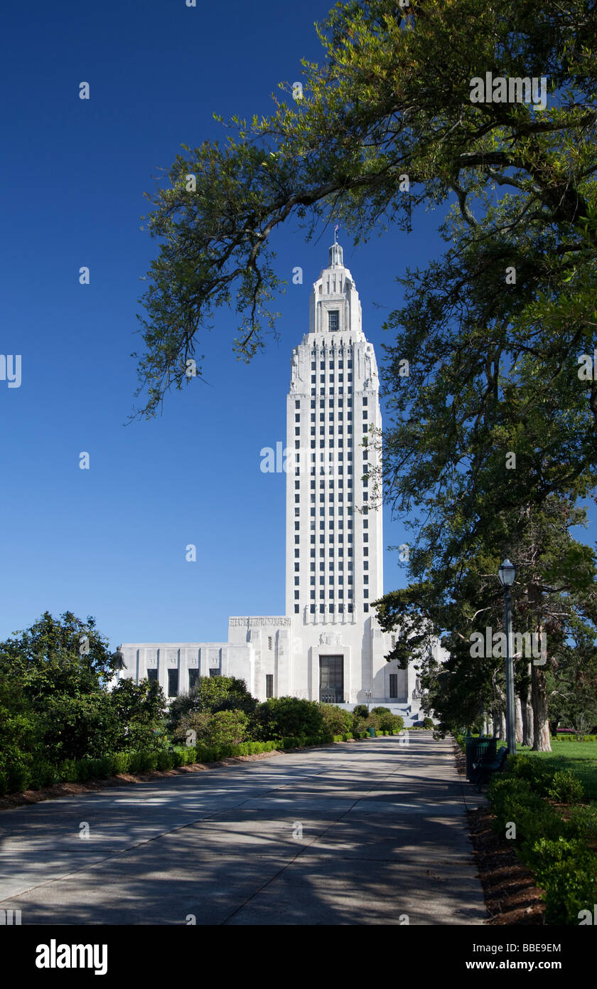 Baton Rouge Louisiana Louisiana State Capitol Building Stockfoto