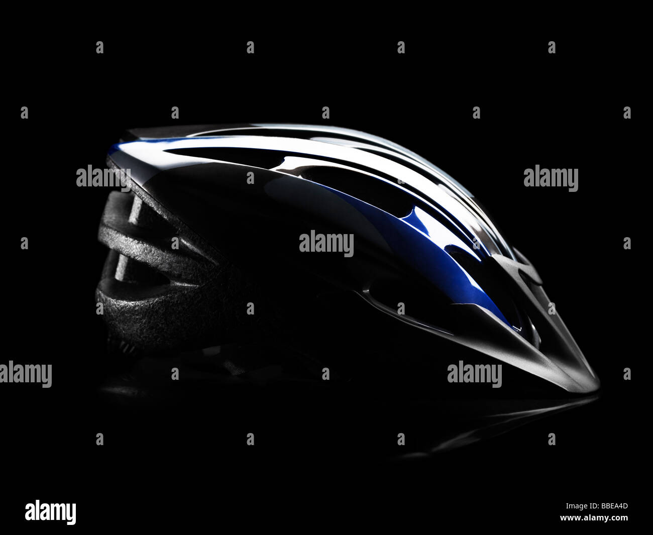 Fahrradhelm Stockfoto