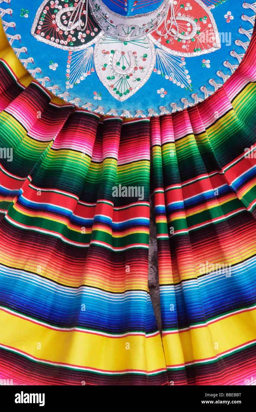 Charro Hut und Decke, Mexiko Stockfoto
