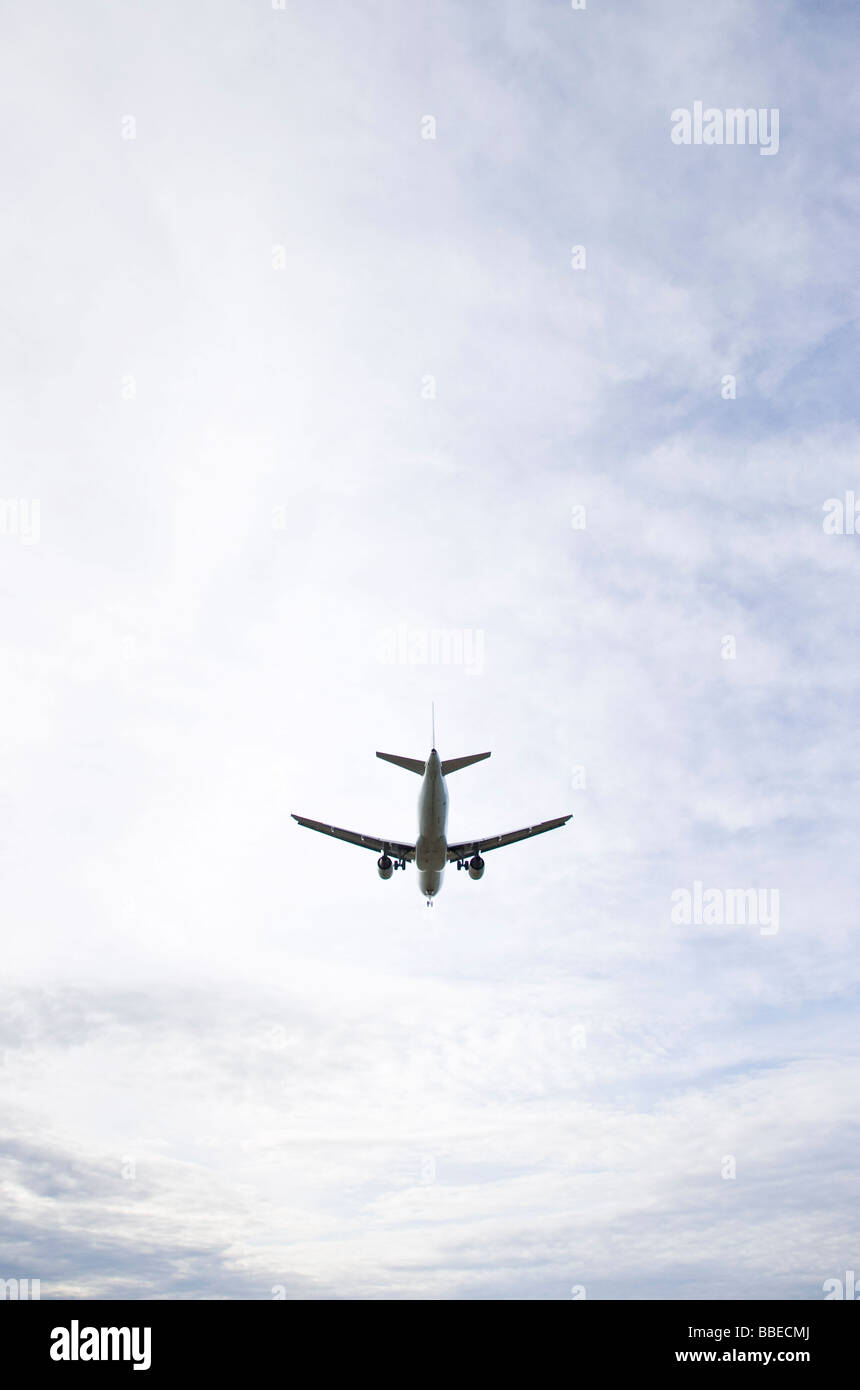 Jet in Himmel Stockfoto