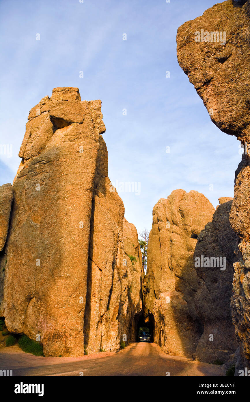 Dom-Türme in der Harney Peak Granit, Black Hills, Custer State Park, South Dakota, USA Stockfoto