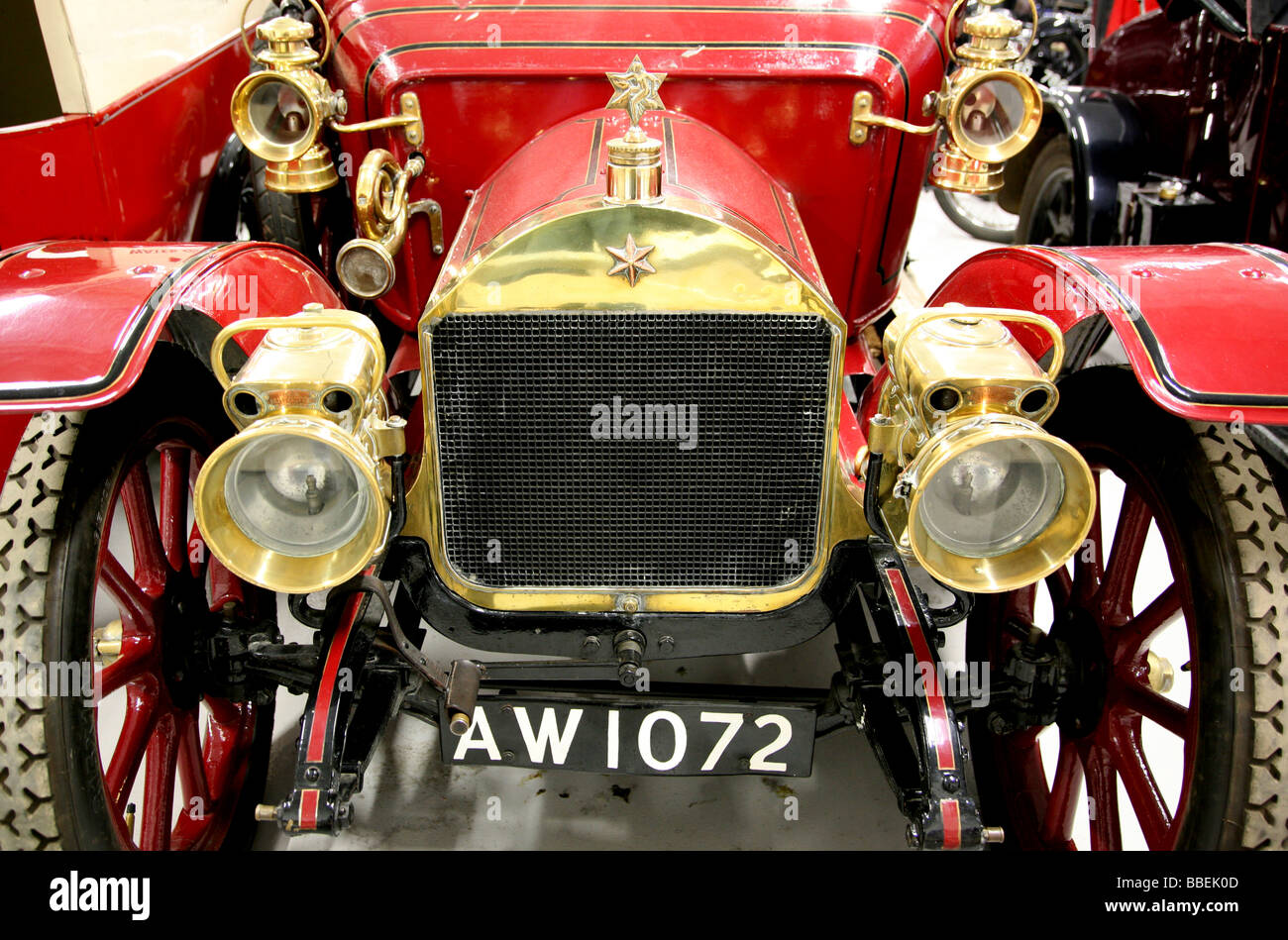 1912 stellte Star Doctor Coupe im Black Country Living Museum Stockfoto