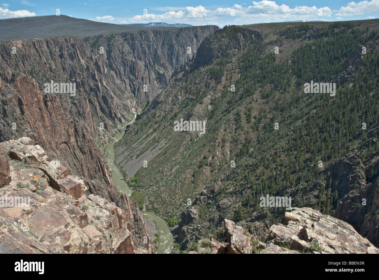 Colorado Black Canyon des Gunnison National Park Stockfoto