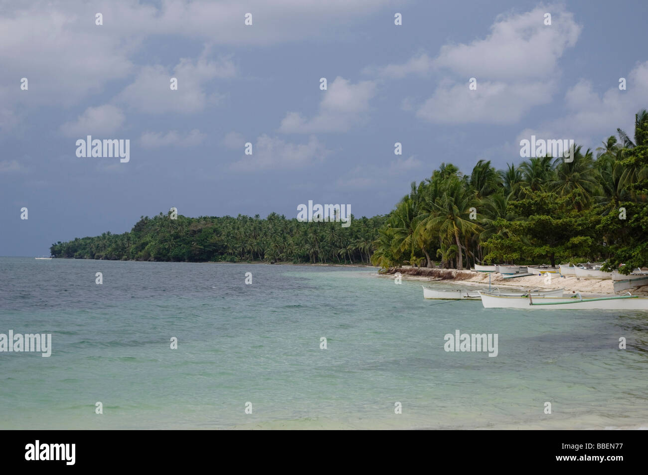 Siargao Island, Surigao del Norte, Mindanao, Philippinen Stockfoto