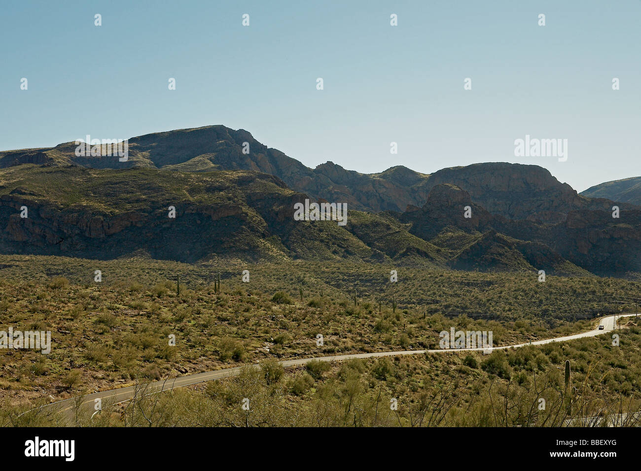 Der Apache Trail, Arizona Stockfoto