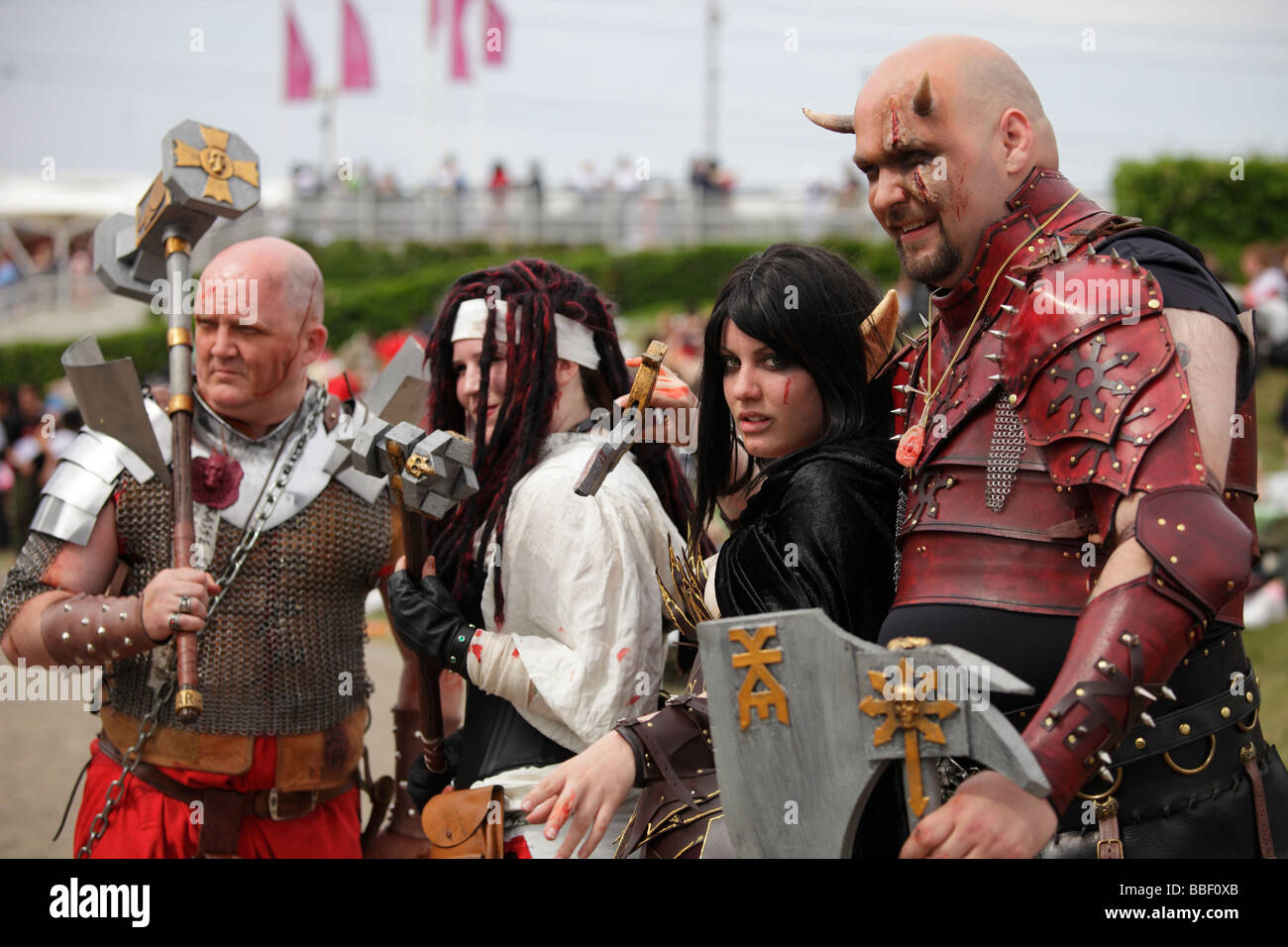 Cosplay Fans 21 auf der Anime Expo, Excel Centre London 2009 Stockfoto