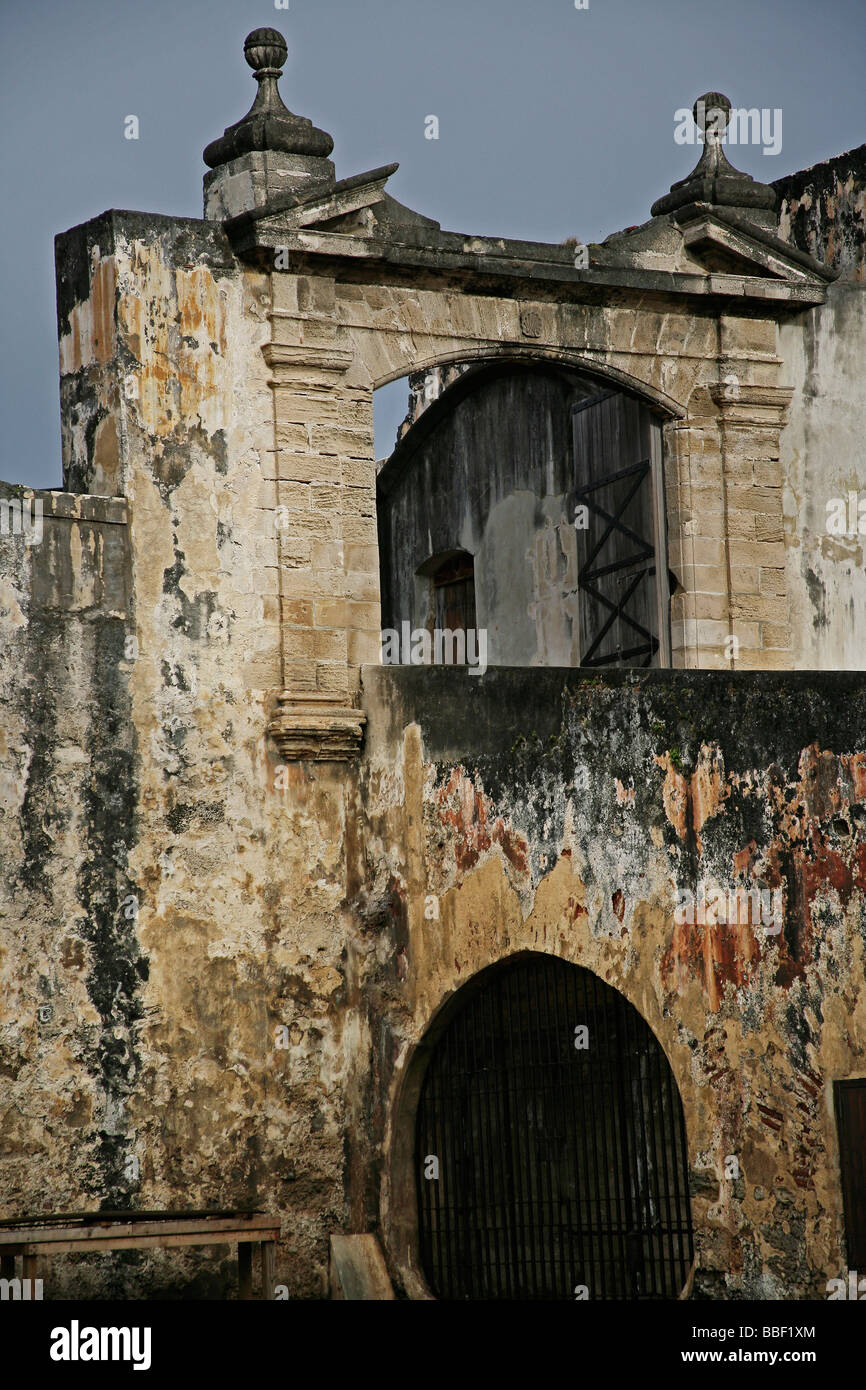 Historischen Castillo de San Cristóbal in Old San Juan Puerto Rico Stockfoto