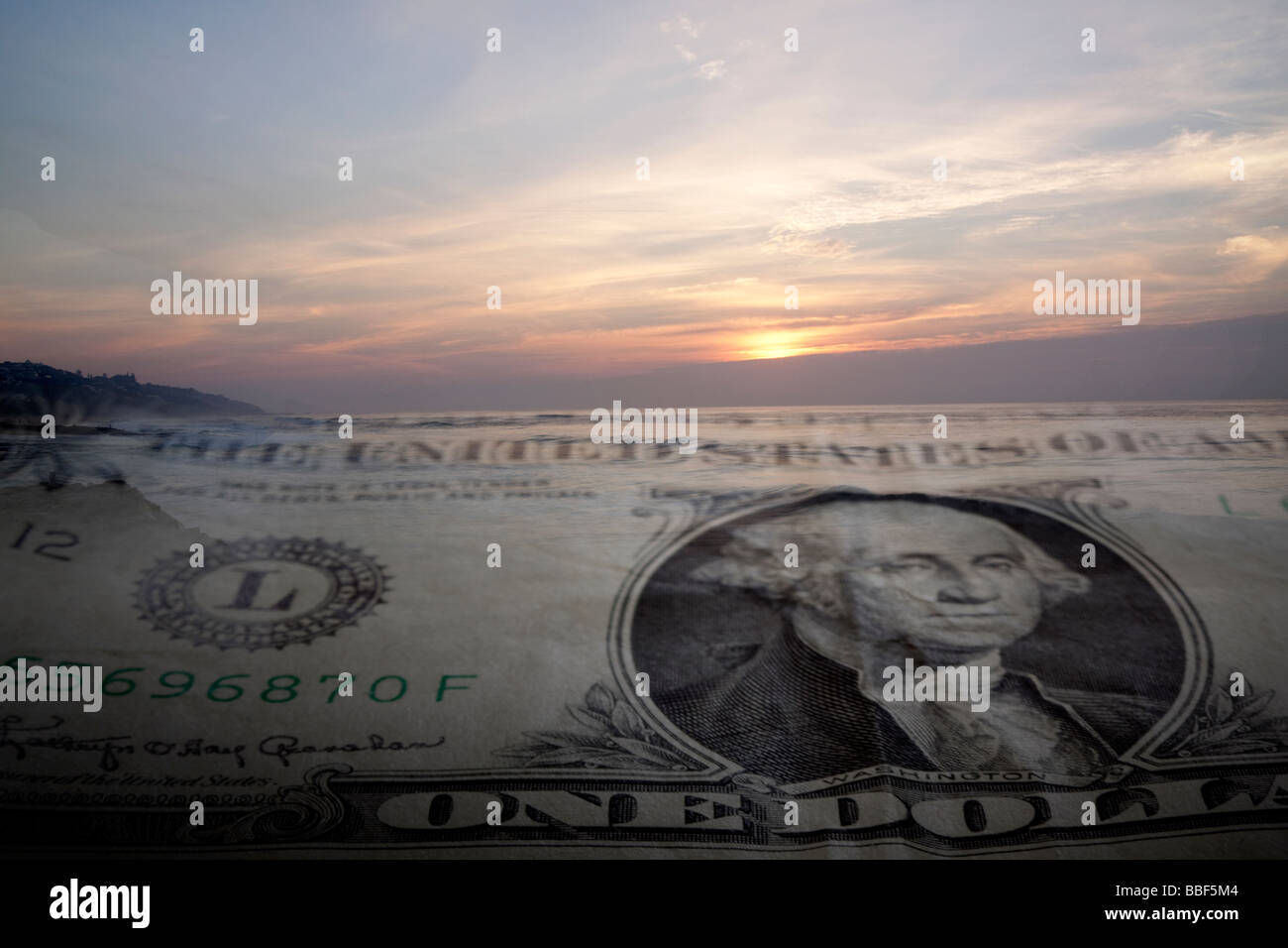 Ein weiterer Tag ein neuer Dollar Stockfoto