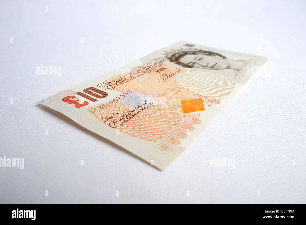 Zehn Pfund Stockfoto