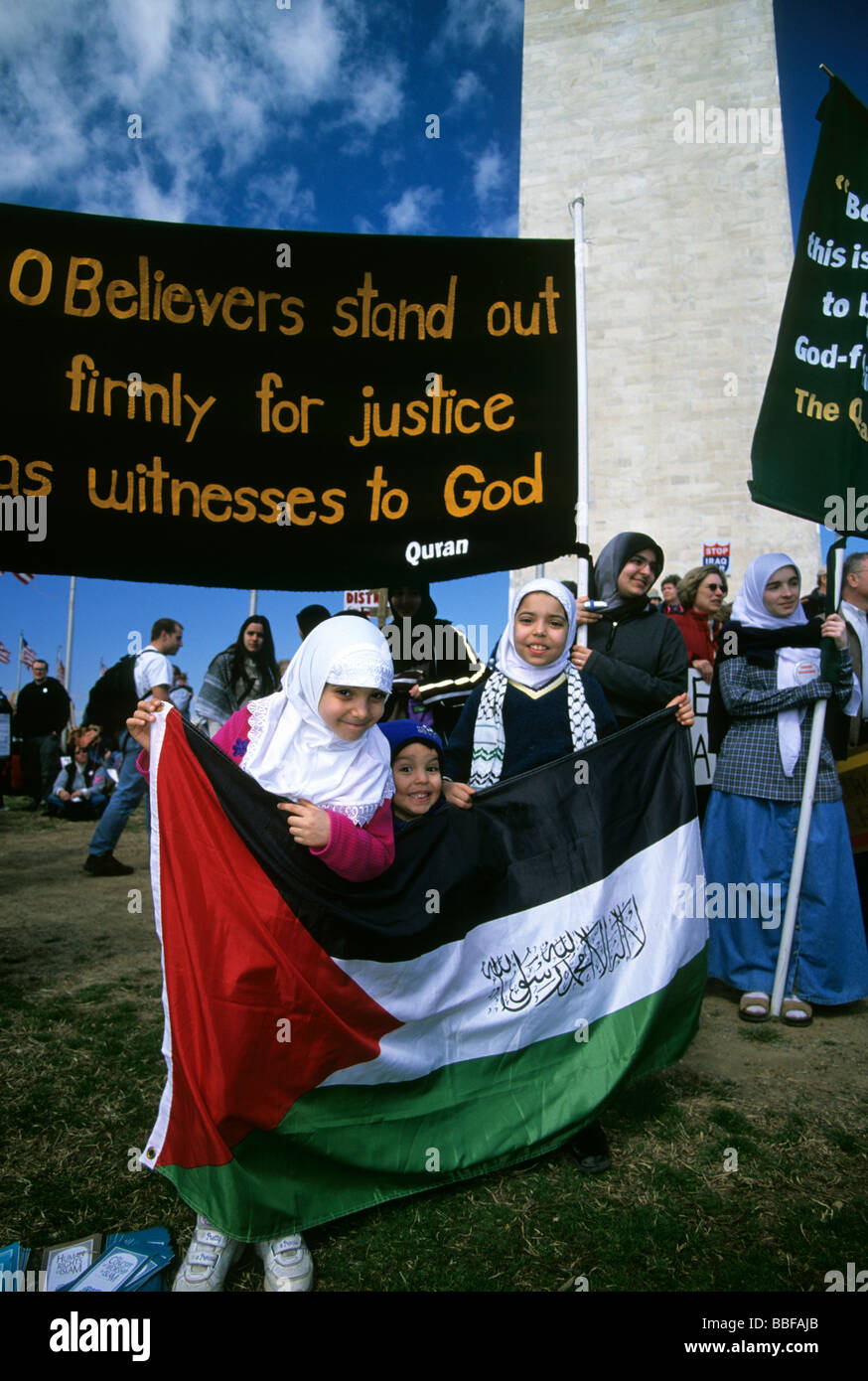 Anti-Irak-Krieg Protest - Washington DC, USA Stockfoto